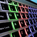 Retro-éclairage du clavier dans une zone (15 couleurs)