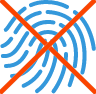 No integrated fingerprint scanner